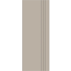 Flush Contemporary 3-Groove Style