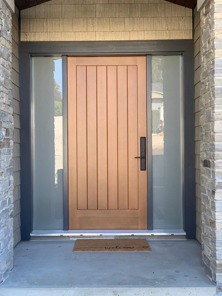Cost to Replace a Front Door with Sidelights