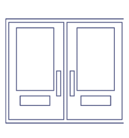  Glass Doors Room <br /> Dividers